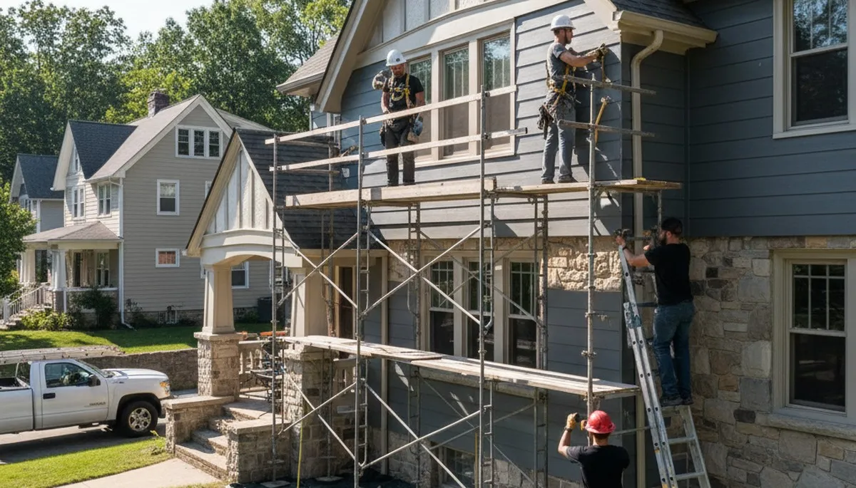 Vinyl siding installation in Cincinnati, OH for a local home exterior upgrade