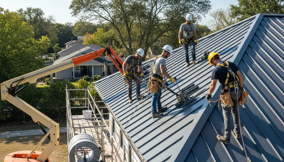 Metal roofing installation in Cincinnati, OH for durable home protection and curb appeal