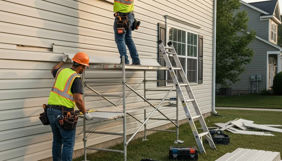 Cincinnati, OH vinyl siding repair by FX Remodeling & Exteriors